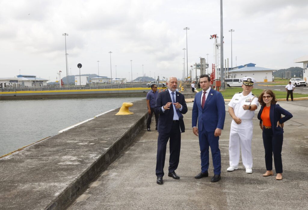 oceankida - marine ship chandlers U.S. Ambassador Tours the Panama Canal Locks