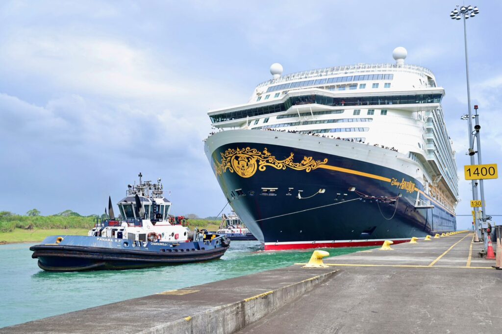 oceankida-marine ship store Panama Canal Reaches New Milestone with Disney Adventure Cruise Ship Transit